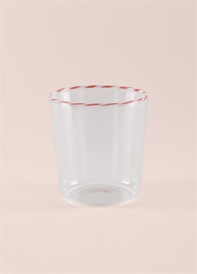 The Mia Borosilikat Su Bardağı Kırmızı 320 ml BRD0130