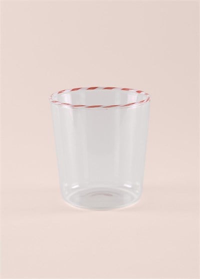 The Mia Borosilikat Su Bardağı Kırmızı 320 ml BRD0130