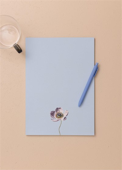 The Mia Art Line Mini Notluk Anemone 21x30 cm 40 Yaprak