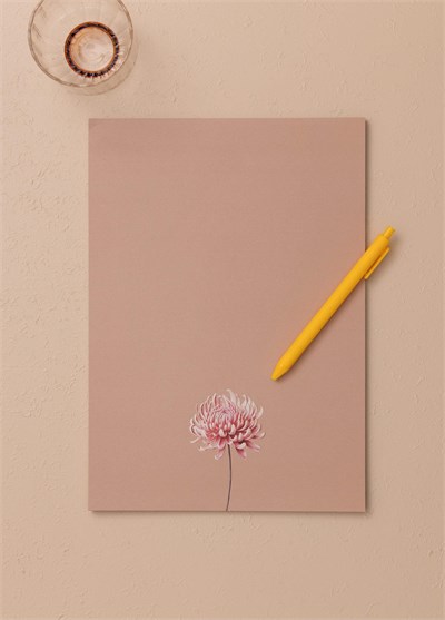 The Mia Art Line Mini Notluk Chrysanthemum 21x30cm 40 Yapr