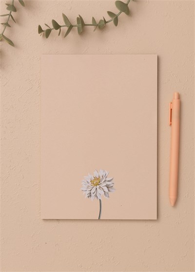 The Mia Art Line Mini Notluk Dahlia 15 x 21 cm 40 Yaprak