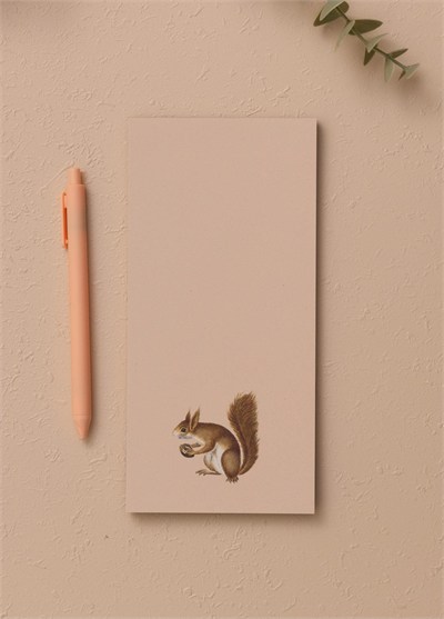 The Mia Art Line Mini Notluk Squirrel 10 x 21 cm 40 Yaprak