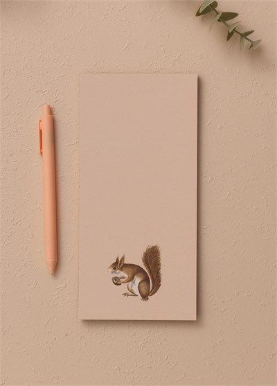 The Mia Art Line Mini Notluk Squirrel 10 x 21 cm 40 Yaprak