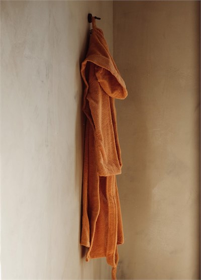 The Mia Fine Cotton TerraCotta Bornoz Large XLarge