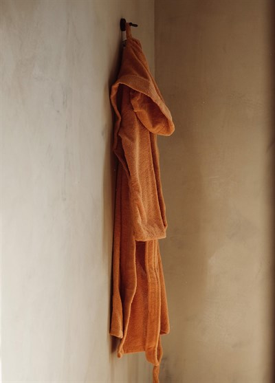 The Mia Fine Cotton TerraCotta Bornoz Small Medium