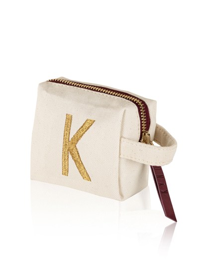 The Mia Harf Nakışlı Çanta K 14x12 cm