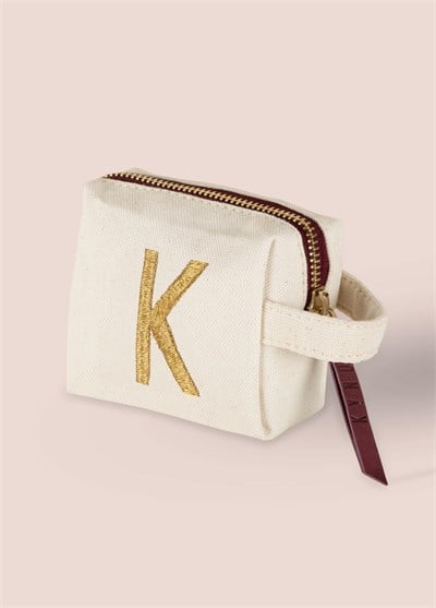 The Mia Harf Nakışlı Çanta K 14x12 cm