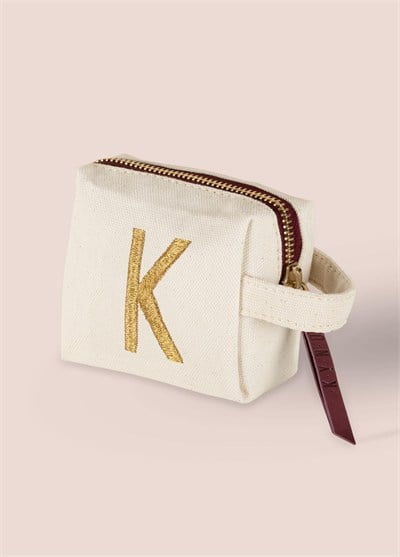 The Mia Harf Nakışlı Çanta K 14x12 cm