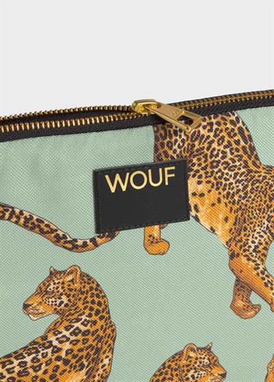 WOUF Emerald Leopard Ipad Sleeve