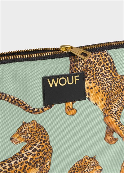 WOUF Emerald Leopard Ipad Sleeve