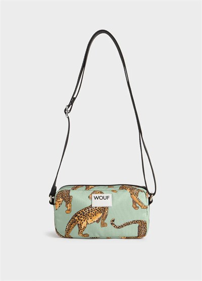 WOUF Emerald Leopard Mini Bag