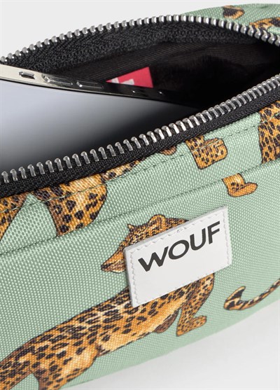 WOUF Emerald Leopard Mini Bag