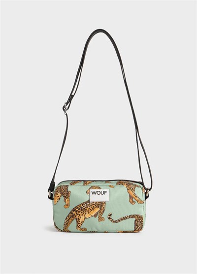 WOUF Emerald Leopard Mini Bag