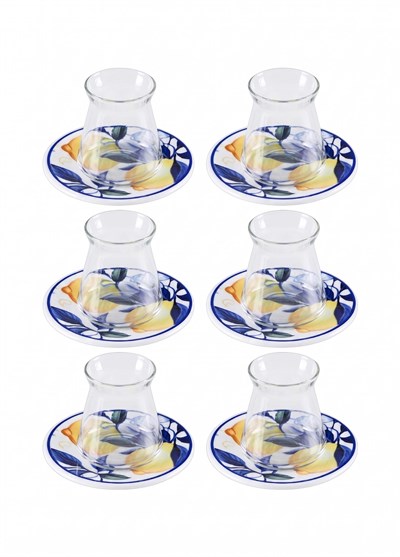 The Mia Odore Di Limone 12 Parça 6 Kişilik Çay Seti