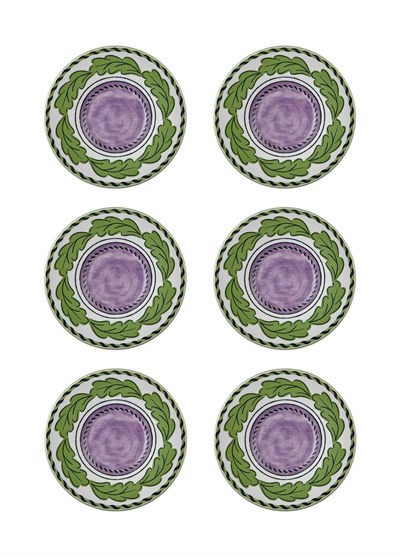 The Mia Provence Lavanta Çay Tabağı 6lı Set 13 cm