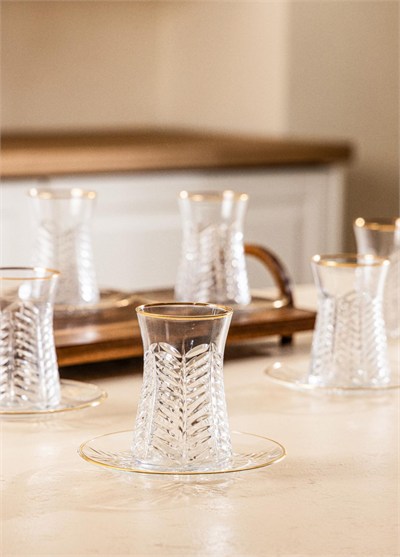 The Mia Wheat Çay Seti Gold 12 Parça