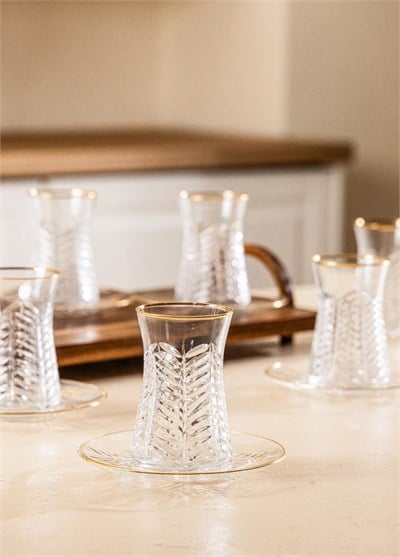 The Mia Wheat Çay Seti Gold 12 Parça