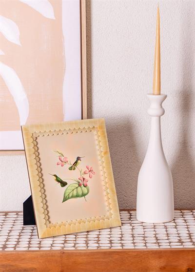 The Mia Wavy Fotoğraf Çerçevesi Sarı 25x30 cm