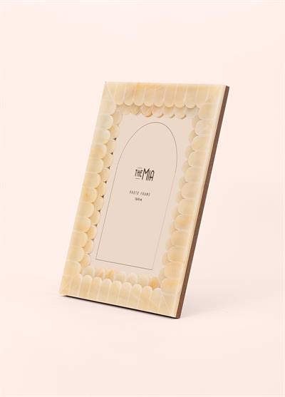 The Mia Wavy Fotoğraf Çerçevesi Sarı 18x23 cm