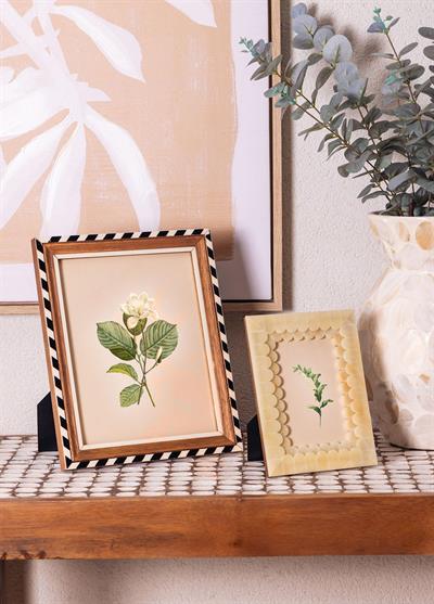 The Mia Wavy Fotoğraf Çerçevesi Sarı 15x20 cm