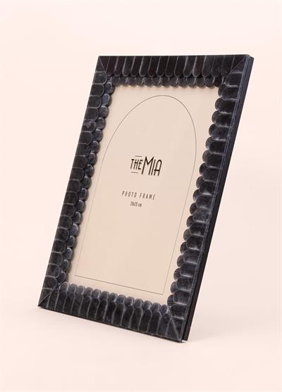 The Mia Wavy Fotoğraf Çerçevesi Siyah 25x30 cm