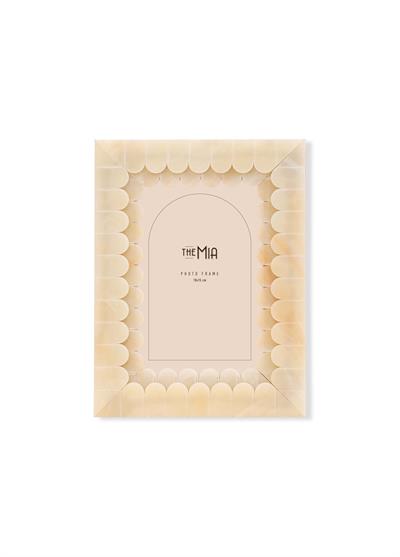 The Mia Wavy Fotoğraf Çerçevesi Sarı 15x20 cm