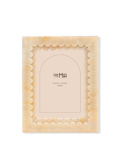 The Mia Wavy Fotoğraf Çerçevesi Sarı 18x23 cm