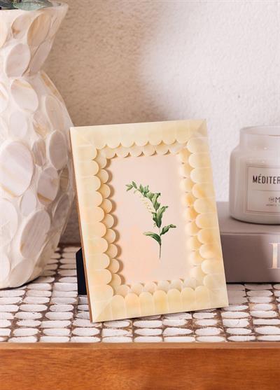 The Mia Wavy Fotoğraf Çerçevesi Sarı 15x20 cm