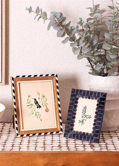 The Mia Wavy Fotoğraf Çerçevesi Siyah 15x20 cm