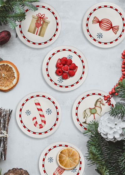 The Mia Globe Çerezlik 6 Parça 10 cm NEW036