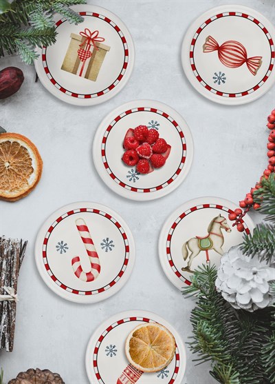 The Mia Globe Çerezlik 6 Parça 10 cm NEW036