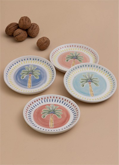 The Mia Italian Summer Sosluk Çerezlik 4lü Set 10 cm