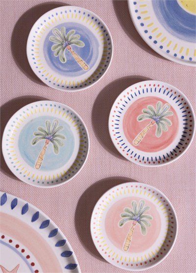 The Mia Italian Summer Sosluk Çerezlik 4lü Set 10 cm