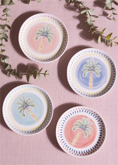 The Mia Italian Summer Sosluk Çerezlik 4lü Set 10 cm
