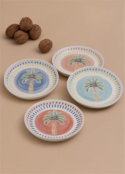 The Mia Italian Summer Sosluk Çerezlik 4lü Set 10 cm