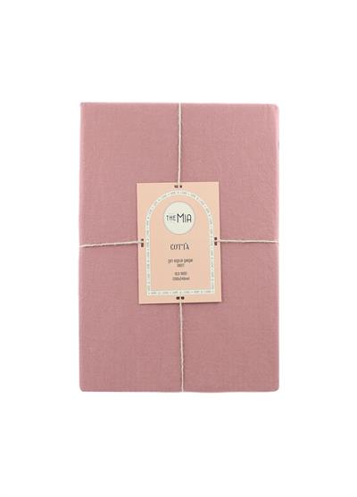 The Mia Cotta Old Rose Çift Kişilik Çarşaf 260x240 Cm