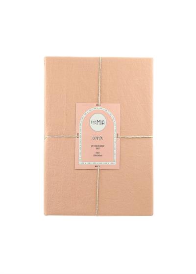 The Mia Cotta Toast Çift Kişilik Çarşaf 260x240 Cm