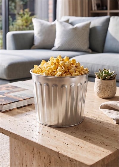 The Mia Popcorn ve Cips Kasesi Krom