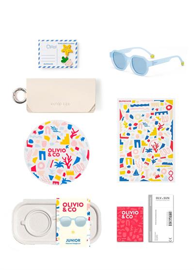 OLIVIO&CO Creative Güneş Gözlüğü Sky Blue 3-12 Yaş