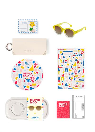OLIVIO&CO Creative Güneş Gözlüğü Sunshine Coral 3-12 Yaş