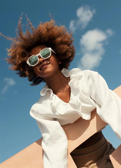 OLIVIO&CO Creative Güneş Gözlüğü Cloud White  3-12 Yaş