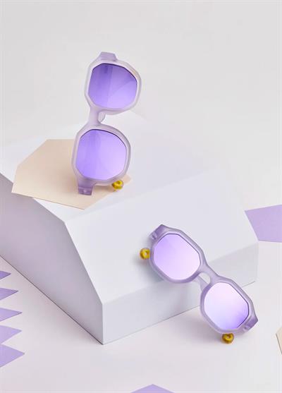 OLIVIO&CO Creative Güneş Gözlüğü Shell Purple 3-12 Yaş