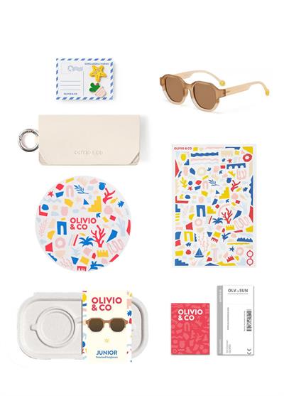 OLIVIO&CO Creative Güneş Gözlüğü Colorblock Sand  3-12 Yaş