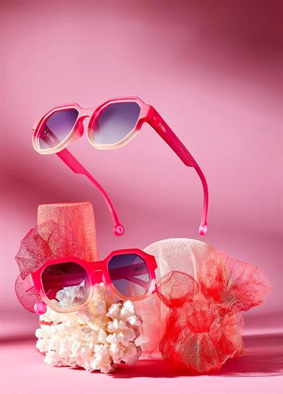 OLIVIO&CO Creative Güneş Gözlüğü Colorblock Coral 3-12 Yaş