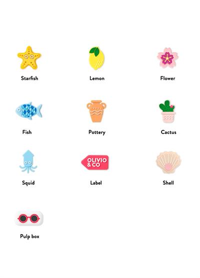 OLIVIO&CO Gözlük Askısı Pink 3 Y+