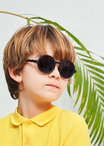 OLIVIO&CO Güneş Gözlüğü Yuvarlak Squid Black 3-12 Yaş