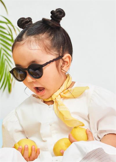 OLIVIO&CO Güneş Gözlüğü Oval Squid Black 3-12 Yaş