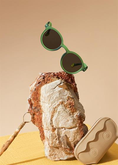 OLIVIO&CO Güneş Gözlüğü Yuvarlak Olive Green 3-12 Yaş