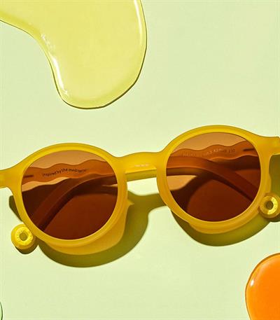 OLIVIO&CO Oval Güneş Gözlüğü Citrus Yellow 3-12 Yaş