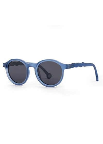OLIVIO&CO Oval Güneş Gözlüğü Seaside Stripes Navy 3-12 Yaş